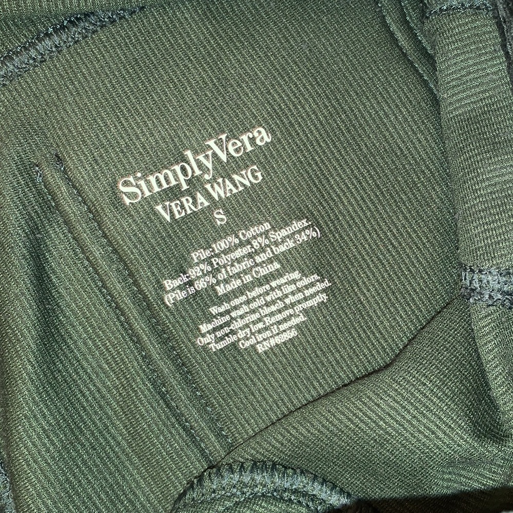 VERA WANG CORDUROY PANTS